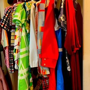 Vintage Dresses and Tops~20pc Lot! Retro, Groovy, Funky, Hippie 60’s 70’s RARE!